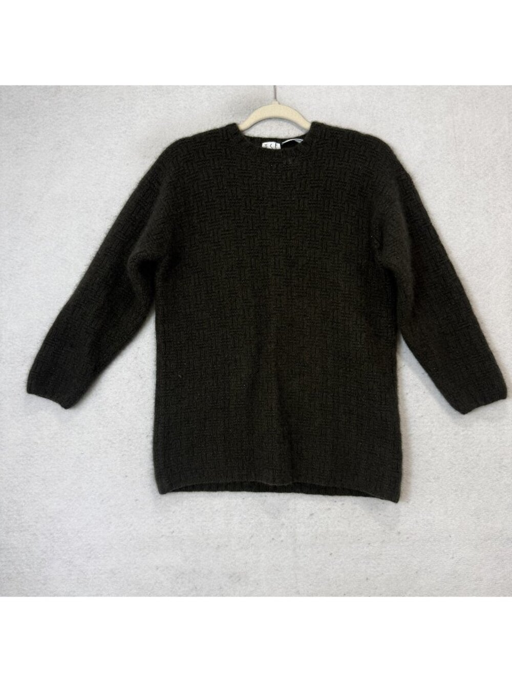 TSE Sweater Womens Large Brown Soft 100% Cashmere Crew Neck Knit Pullover